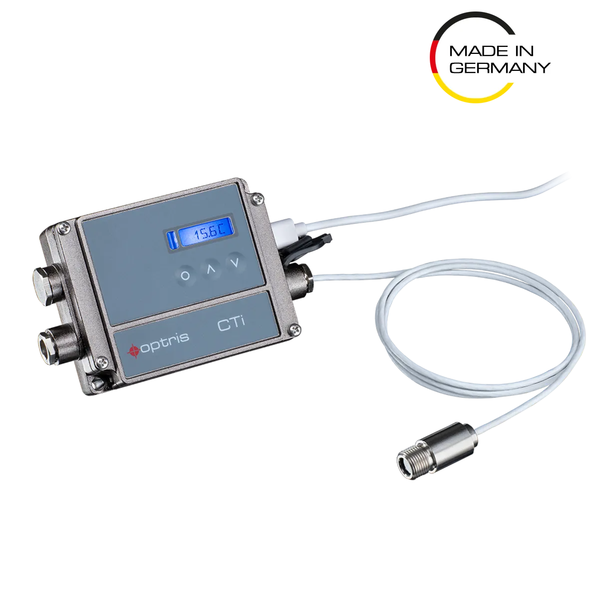 德国Optris产品CTi 4M 专为低温高速应用设计的紧凑型两件式工业红外4M测温仪